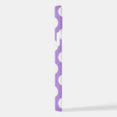 Lila Polka Dots, Polka Dot Pattern, Dots, Dotter iPhone Hülle (Rechte Seite)