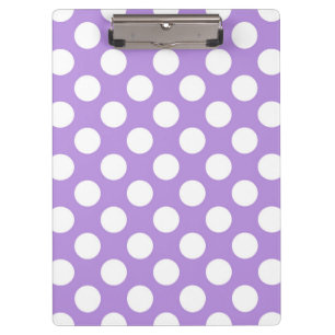Lila Polka Dots, Polka Dot Pattern, Dots, Dotter Klemmbrett