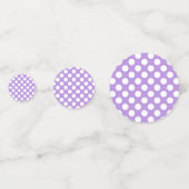 Lila Polka Dots, Polka Dot Pattern, Dots, Dotter Konfetti (Vorderseiten)