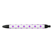 Lila Polka Dots, Polka Dot Pattern, Dots, Dotter Kugelschreiber (Vorderseite)