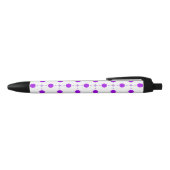 Lila Polka Dots, Polka Dot Pattern, Dots, Dotter Kugelschreiber (Oberseite)