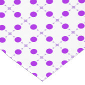 Lila Polka Dots, Polka Dot Pattern, Dots, Dotter Kurzer Tischläufer (Ecke)