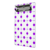 Lila Polka Dots, Polka Dot Pattern, Dots, Dotter Mini Klemmbrett (Gewinkelt2)