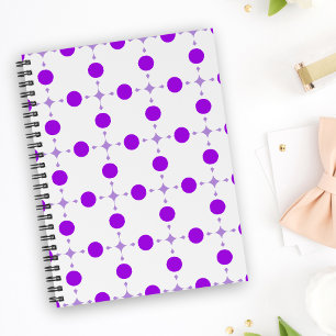 Lila Polka Dots, Polka Dot Pattern, Dots, Dotter Notizblock