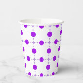 Lila Polka Dots, Polka Dot Pattern, Dots, Dotter Pappbecher (Links)