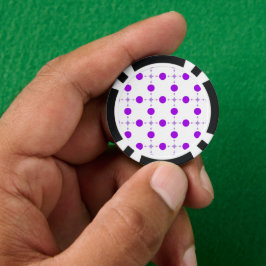 Lila Polka Dots, Polka Dot Pattern, Dots, Dotter Pokerchips