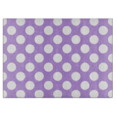 Lila Polka Dots, Polka Dot Pattern, Dots, Dotter Schneidebrett (Vorderseite)