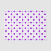 Lila Polka Dots, Polka Dot Pattern, Dots, Dotter Seidenpapier (Vorderseite)