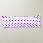 Lila Polka Dots, Polka Dot Pattern, Dots, Dotter Seitenschläferkissen (Rückseite)