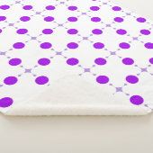 Lila Polka Dots, Polka Dot Pattern, Dots, Dotter Sherpadecke (3/4)