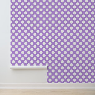 Lila Polka Dots, Polka Dot Pattern, Dots, Dotter Tapete