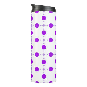 Lila Polka Dots, Polka Dot Pattern, Dots, Dotter Thermosbecher