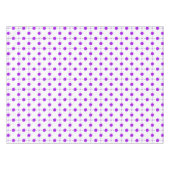 Lila Polka Dots, Polka Dot Pattern, Dots, Dotter Tischdecke (Vorderseite (Horizontal))