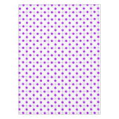 Lila Polka Dots, Polka Dot Pattern, Dots, Dotter Tischdecke (Vorderseite)