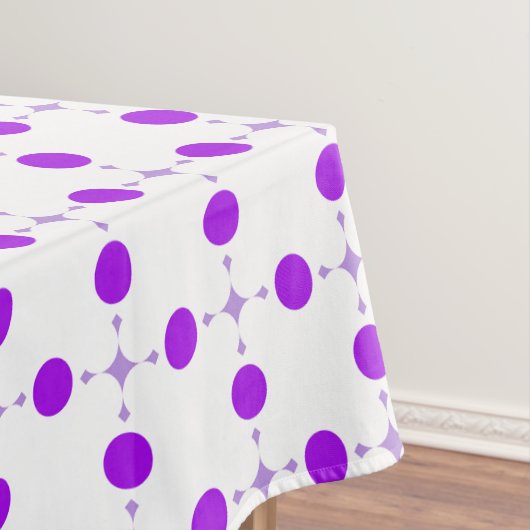 Lila Polka Dots, Polka Dot Pattern, Dots, Dotter Tischdecke (Beispiel)