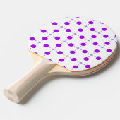 Lila Polka Dots, Polka Dot Pattern, Dots, Dotter Tischtennis Schläger (Vorderseite)