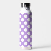 Lila Polka Dots, Polka Dot Pattern, Dots, Dotter Trinkflasche (Links)