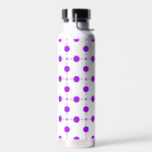 Lila Polka Dots, Polka Dot Pattern, Dots, Dotter Trinkflasche (Links)