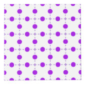 Lila Polka Dots, Polka Dot Pattern, Dots, Dotter Würfel (Rechts)
