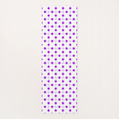 Lila Polka Dots, Polka Dot Pattern, Dots, Dotter Yogamatte (Rückseite)