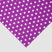 Lila Polka Dots Seidenpapier (Ausschnitt)