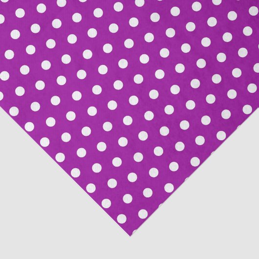 Lila Polka Dots Seidenpapier (Ausschnitt)