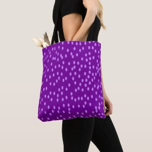 Lila Polka Dots Tasche