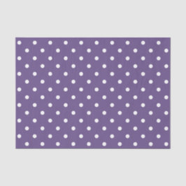 Lila Polka Dots Tissue Paper Seidenpapier