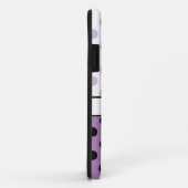 Lila Polka Dots und Black iPhone 5 Fall Case-Mate iPhone Hülle (Hinten/Rechts)