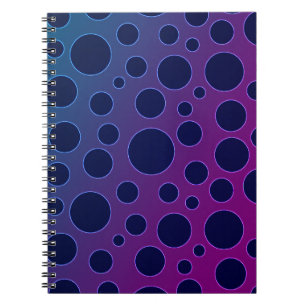 Lila Polka Notizblock