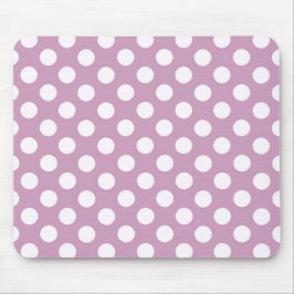 Lila Polka-Party Moderne Pastell-Maus-Pad Mousepad