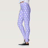 Lila Polka-Punkt Leggings (Links)