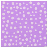 Lila Polka-Punkt-Muster Stoff (Nahaufnahme)