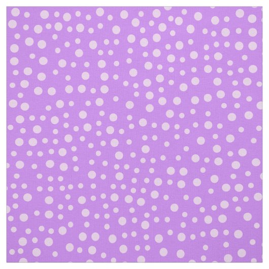 Lila Polka-Punkt-Muster Stoff (Muster)
