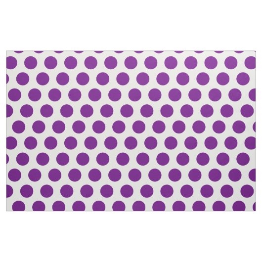 Lila Polka-Punkt Stoff (Yard (91,4 cm))