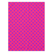 Lila Polka-Punkte auf Cerealien Tischdecke (Vorderseite)