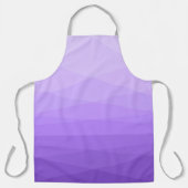 Lila Polygonal Schürze (Vorderseite)