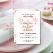 Lila Pony Dreams-Minimalistisch Baby-Einladung Einladung