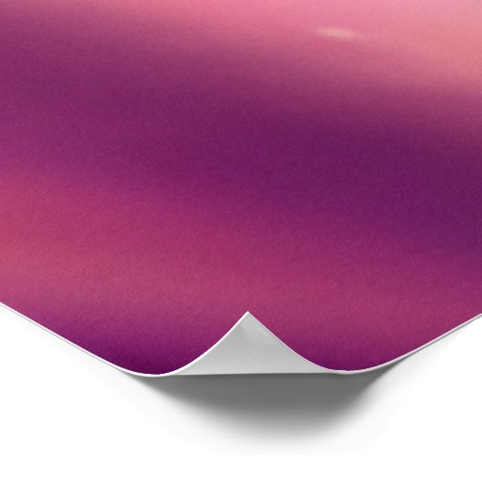 Lila Pony Poster (Ecke)