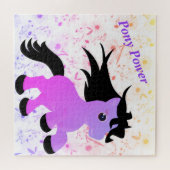 Lila Pony Power Puzzle (Horizontal)