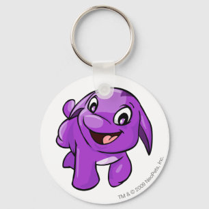 Lila Poogle Schlüsselanhänger