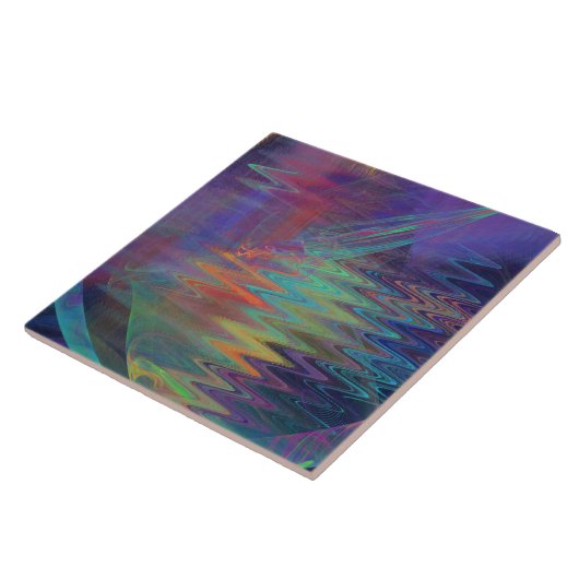 Lila Pool Fliese (Seite)