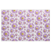 Lila Pop Daisy Pattern Stoff (Yard (91,4 cm))