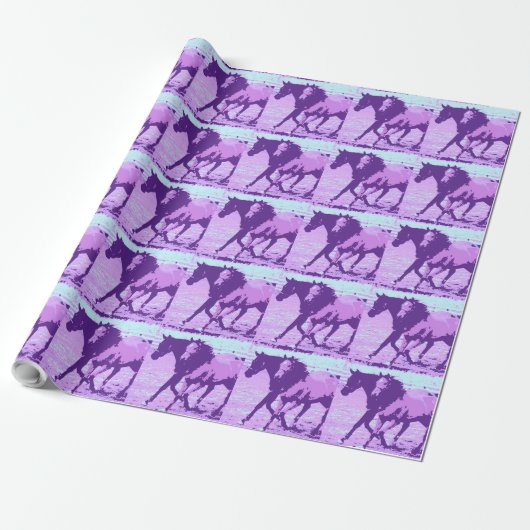 Lila Pop Geschenkpapier (Ungerollt)