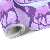 Lila Pop Geschenkpapier (Rolleneckpunkt)