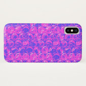 Lila Pop-Kunstblasenfolie Case-Mate iPhone Hülle (Rückseite (Horizontal))