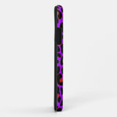 Lila Pop Leopard-Druck Case-Mate iPhone Hülle (Hinten/Rechts)