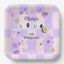 Lila Pop Musik zwischen Teen Geburtstag Einladung