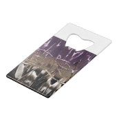 Lila Pop Royale Geldbeutel Flaschenöffner (Rückseite Schrägansicht)