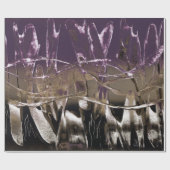 Lila Pop Royale Geschenkpapier (Flach)